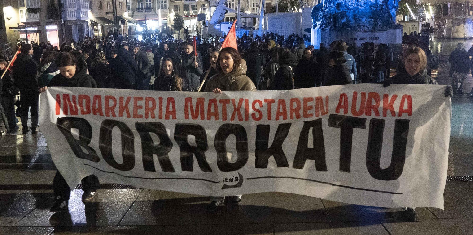 En imágenes: Manifestación de Itaia en el 25N