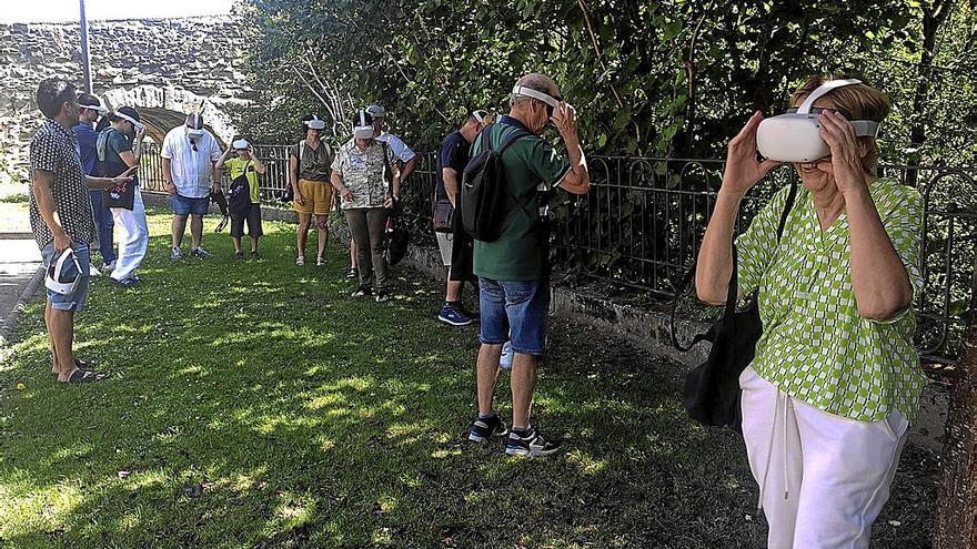 Las gafas de realidad virtual se integran en el turismo de Enkarterri
