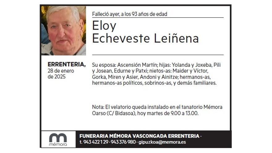ELOY ECHEVESTE LEIÑENA