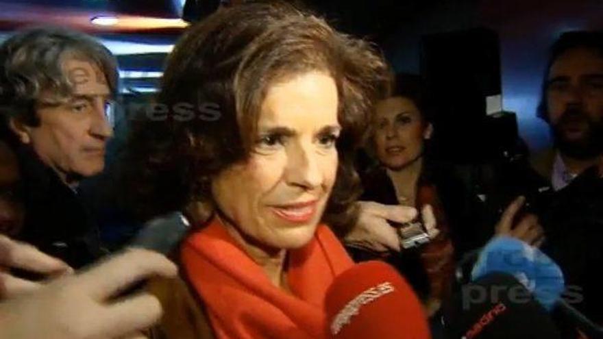 Ana Botella, la alcaldesa de Madrid, habla sobre los &quot;atentados&quot; de Burgos