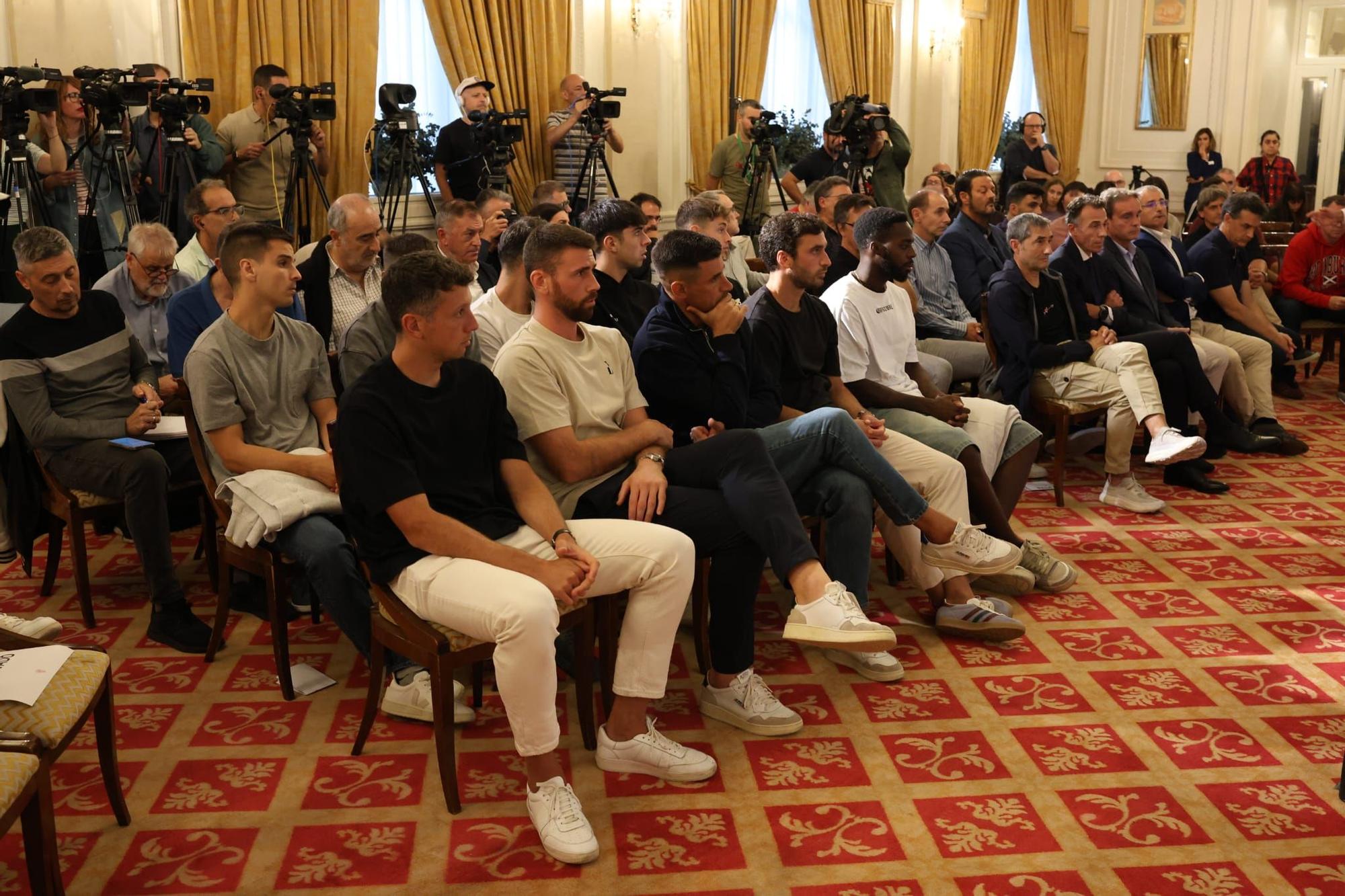 En imágenes: rueda de prensa de Yeray