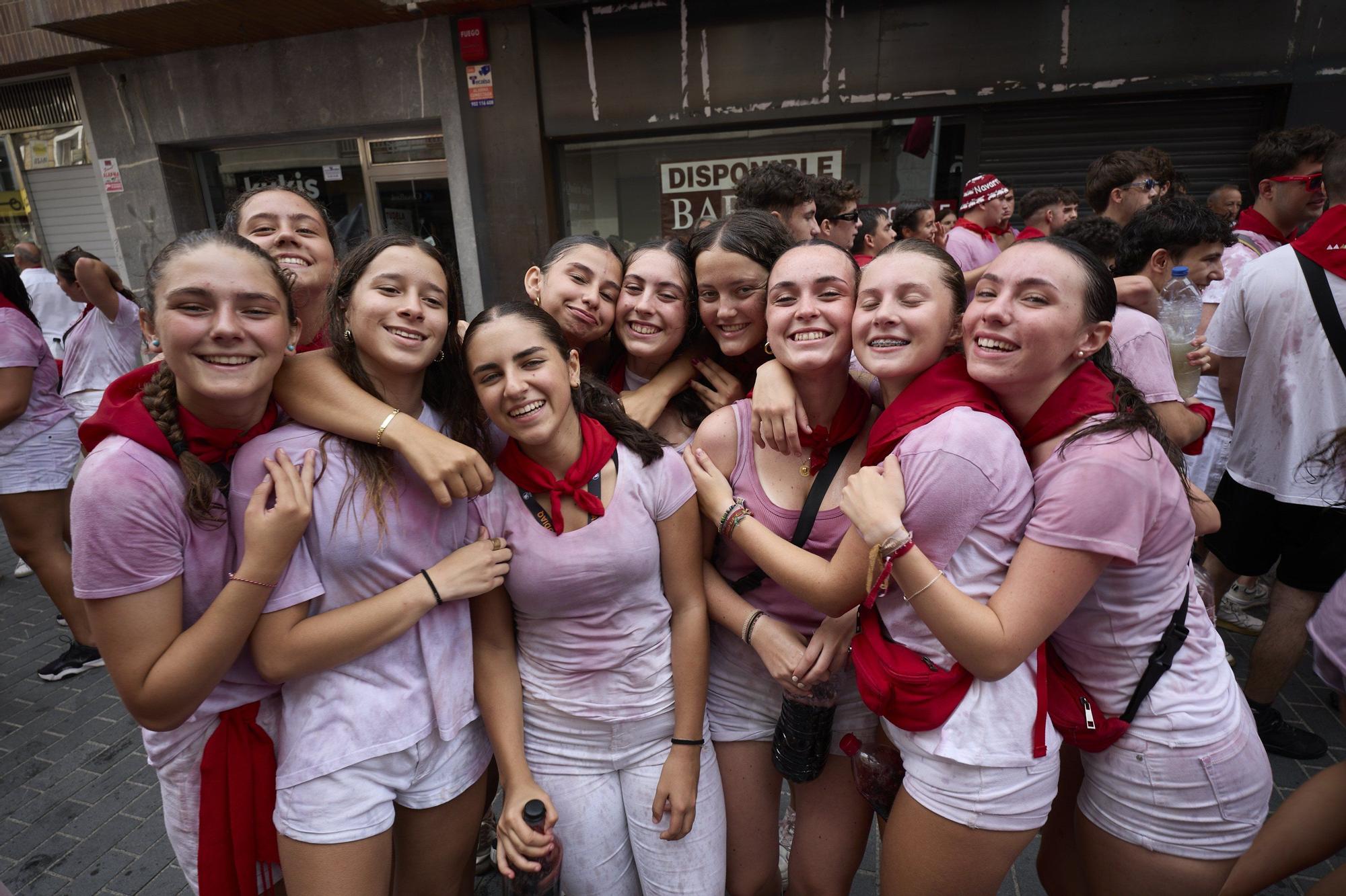 Fotos del cohete de las fiestas de Tudela 2025