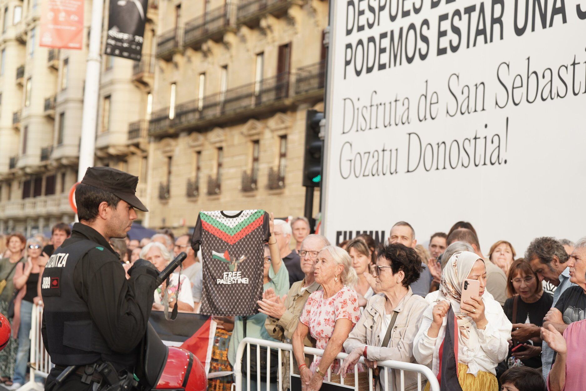 Las protestas por Palestina toman la alfombra roja