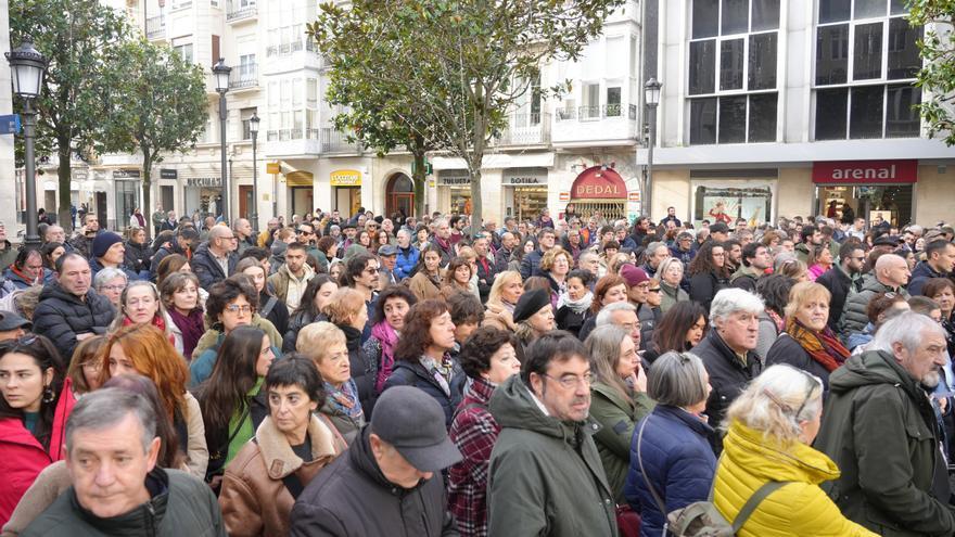 En imágenes: Vitoria pide justicia por el asesinato de Kerman en la sala Mítika