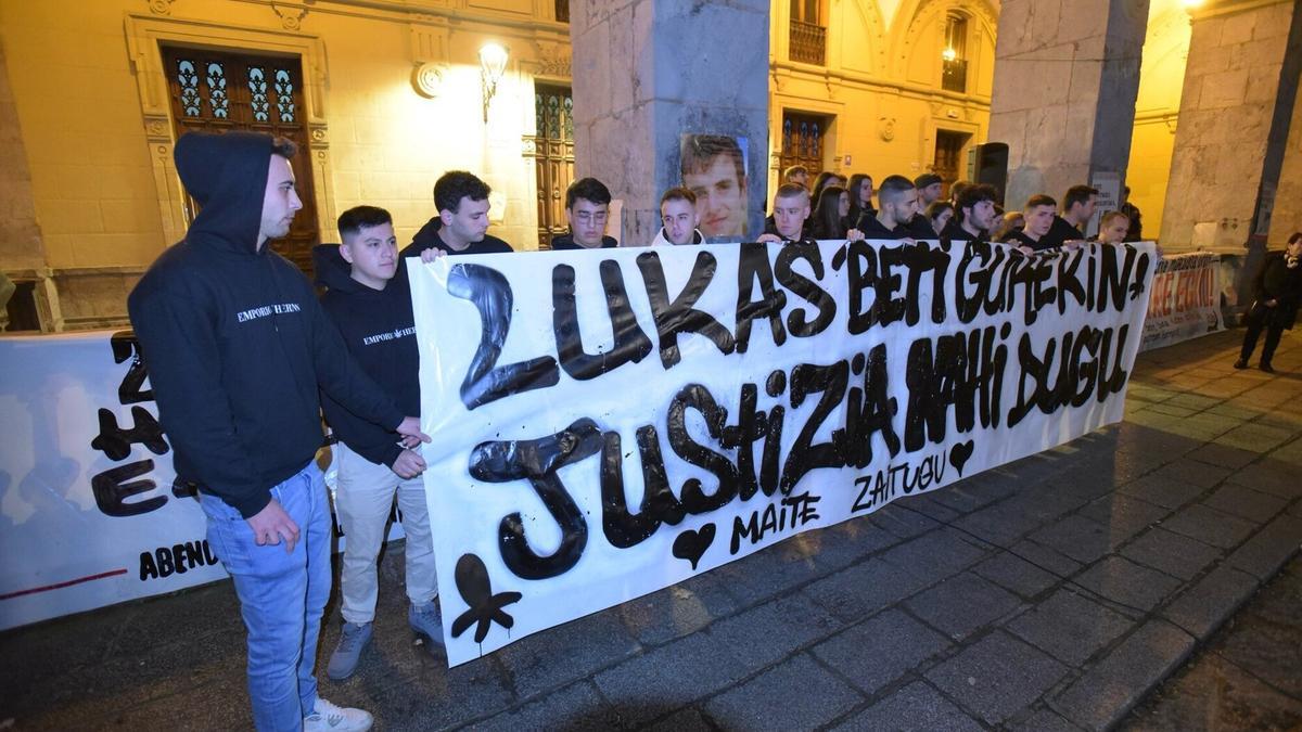 Recuerdo a Lukas Agirre en Hernani.