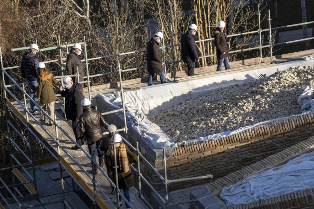 Visita a las obras del baluarte de Parma