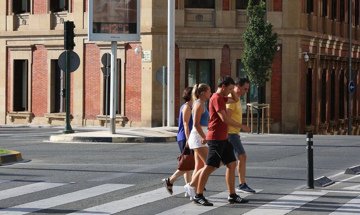 Ola de calor en Navarra: Pamplona se achicharra