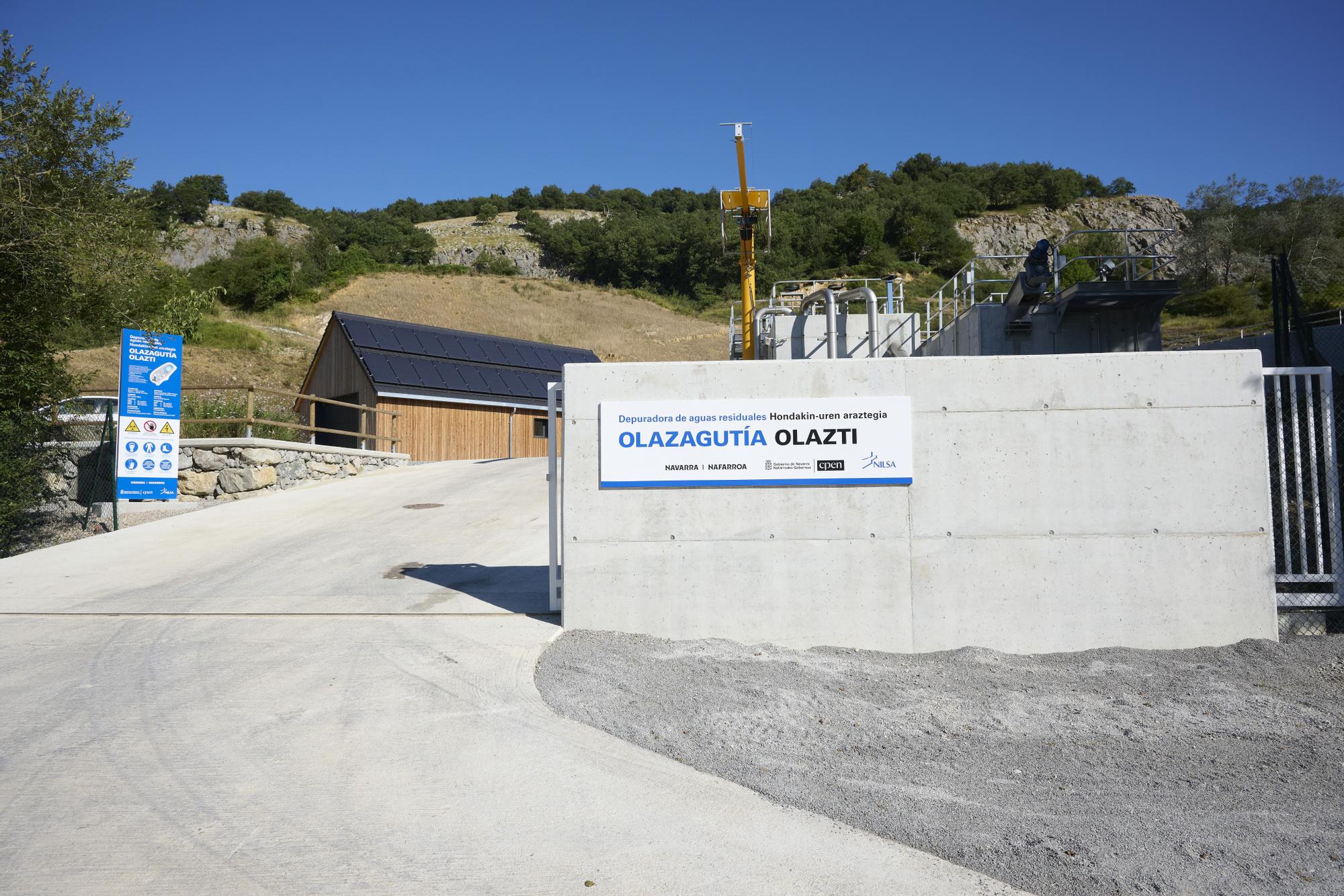 Entrada de la depuradora.