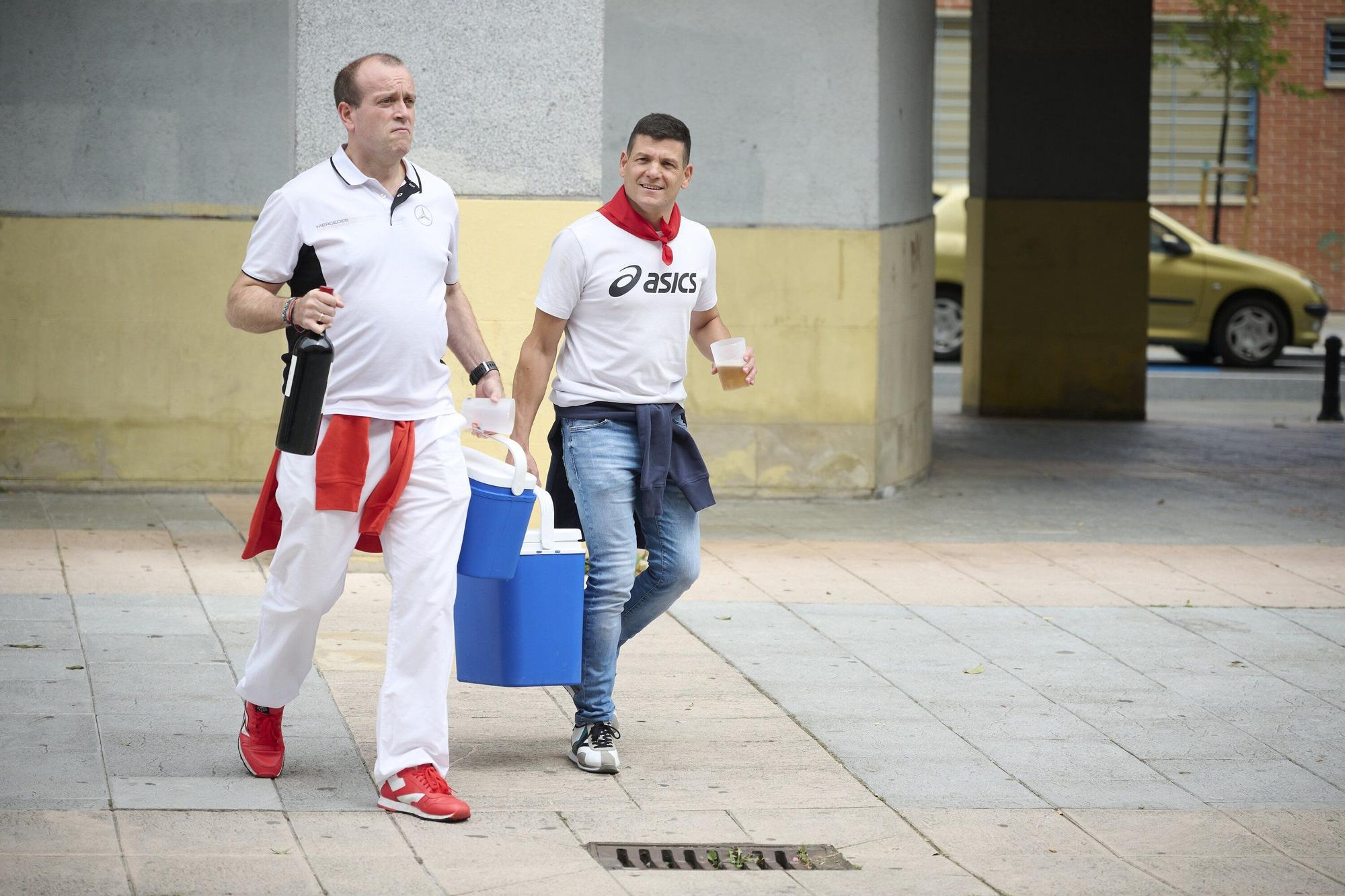 Fotos de la comida del pato en Zizur