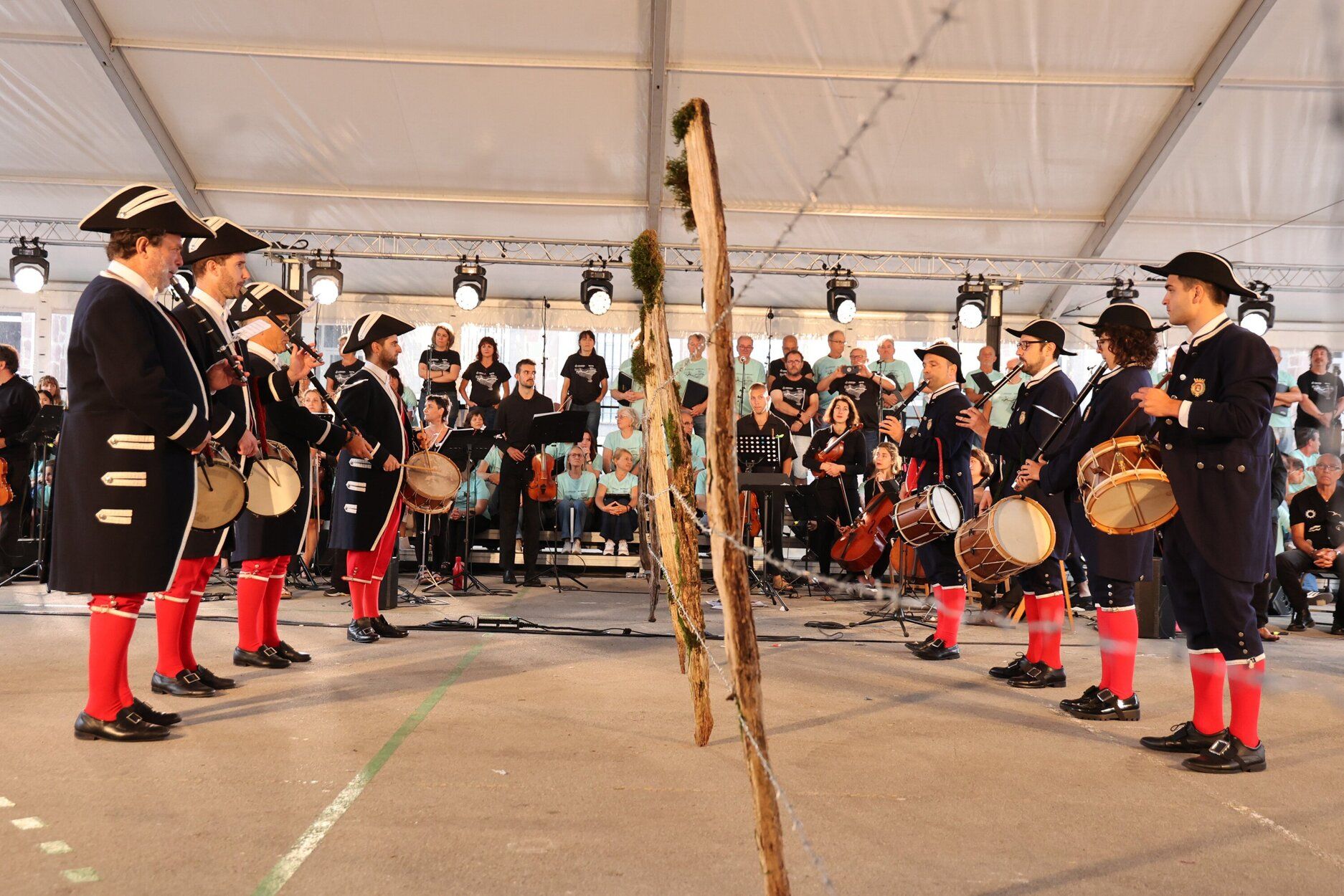 Sin mugas, pero con música y danzas, para celebrar los 1.000 años de 'Ipuskoa' en Berastegi