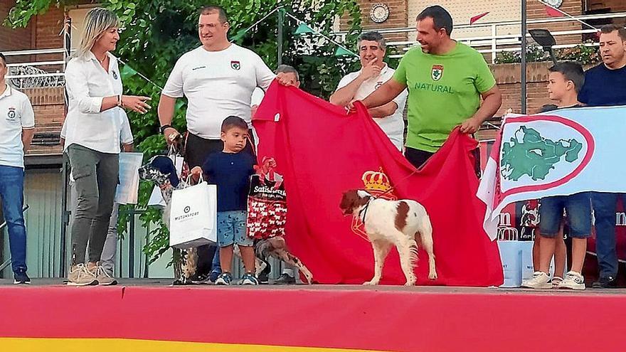 Un momento de la entrega de premios.
