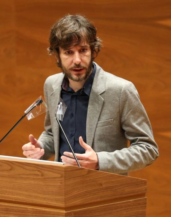 Pleno del Parlamento de Navarra sobre el Covid-19