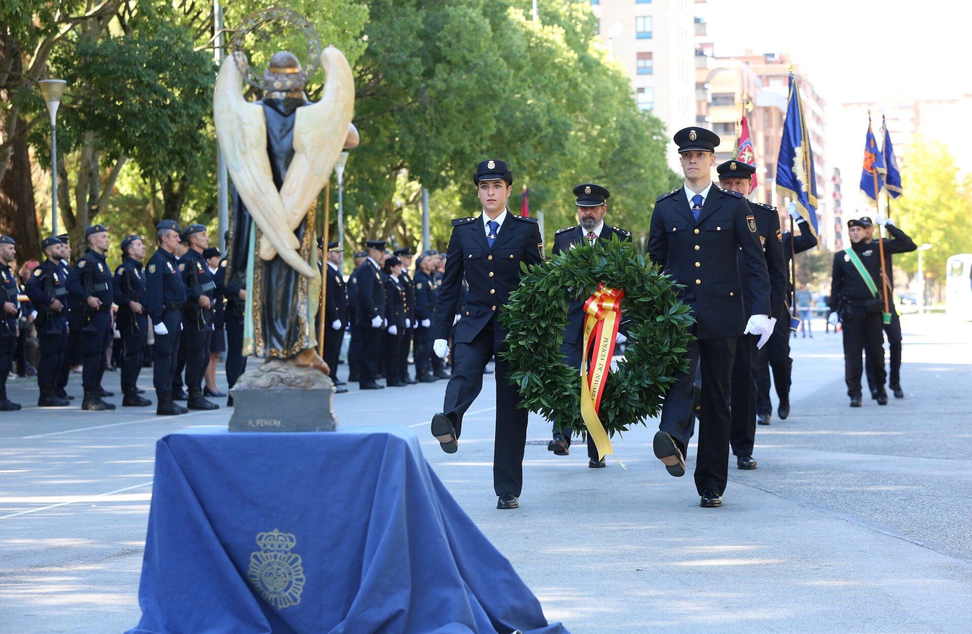 Fotos de la celebración del patrón de la Policía Nacional en Pamplona