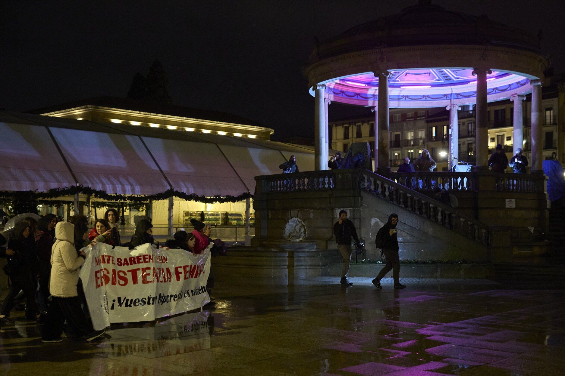 Imágenes de la manifestación del movimiento feminista de este 25N