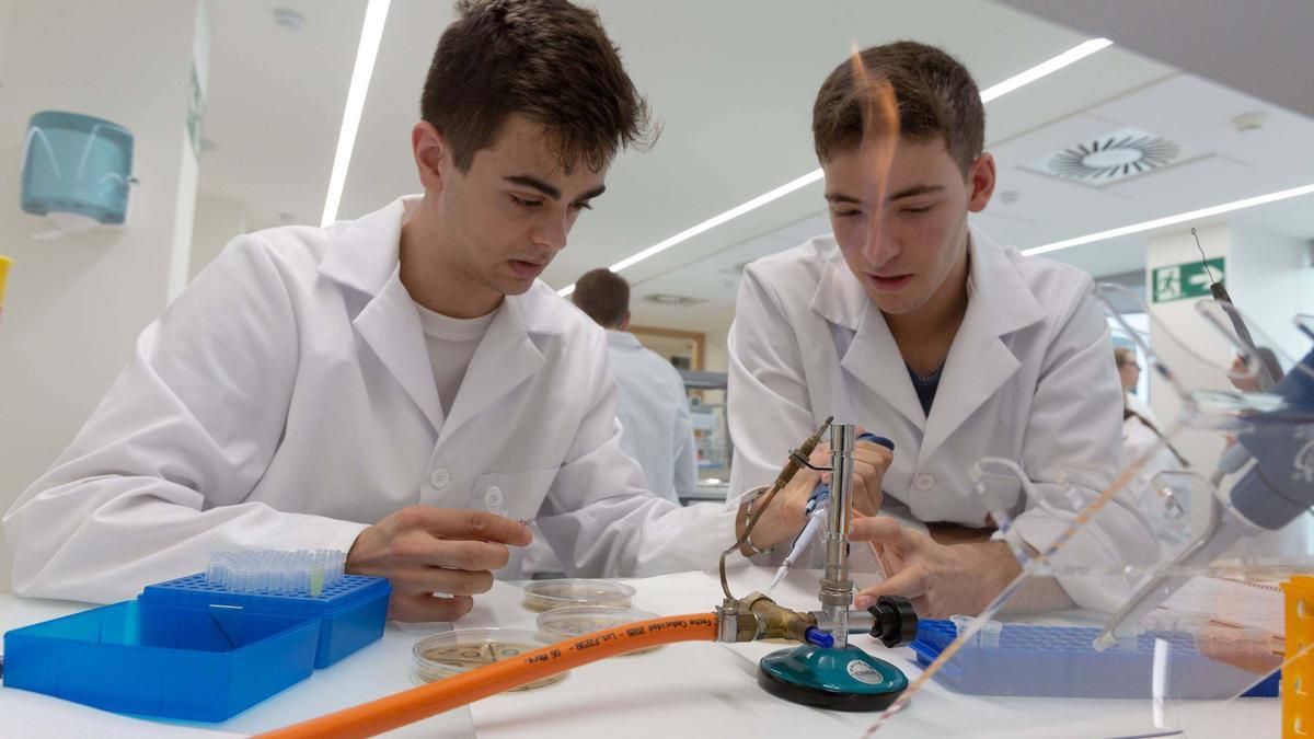 Dos investigadores de la UN.