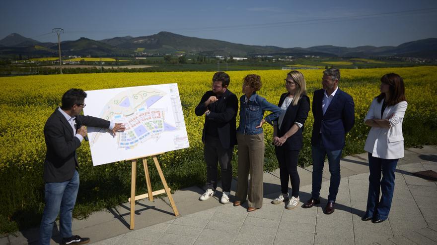 Terrenos donde se van a ubicar 2.000 nuevas viviendas en Orkoien