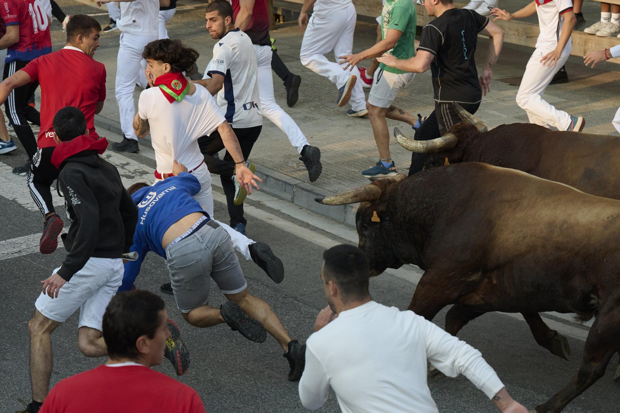 Fotos del sexto encierro de las fiestas de Tafalla 2025
