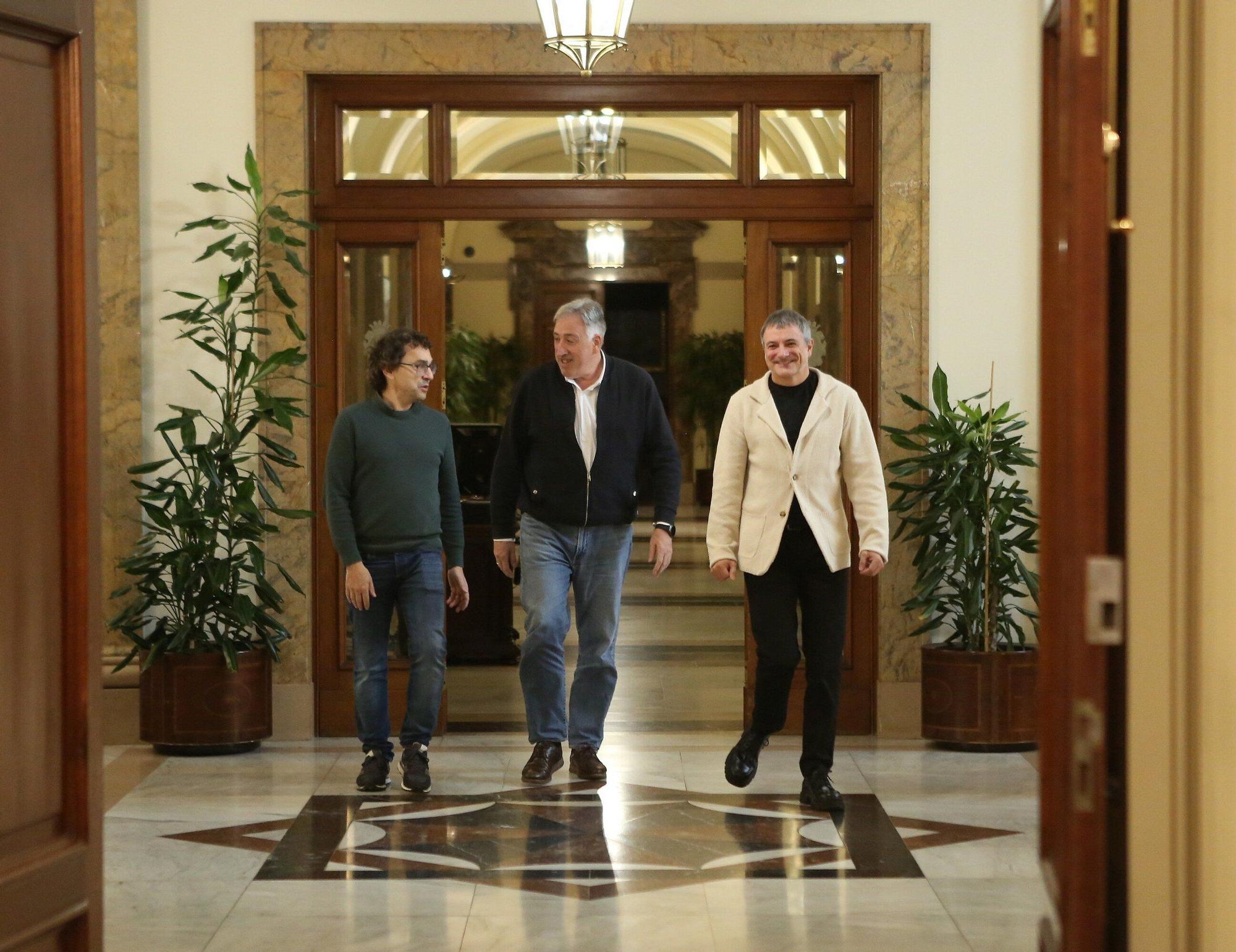 EH Bildu, Geroa Bai y Contigo Zurekin, firman, junto a PSN, el presupuesto de Pamplona 2026