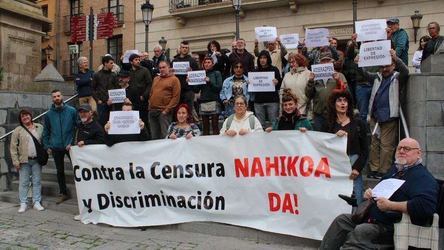 Varios colectivos pidieron la dimisión del alcalde de Tudela, Alejandro Toquero