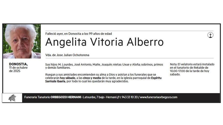 ANGELITA VITORIA ALBERRO