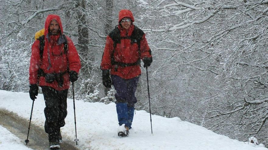 El Pirineo navarro, en aviso amarillo por nieve