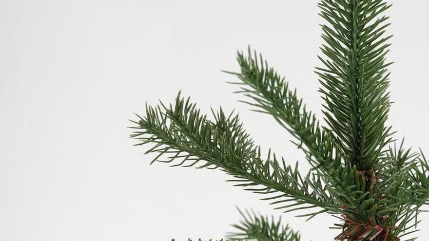 Vista del árbol de Navidad Vinterfint de Ikea