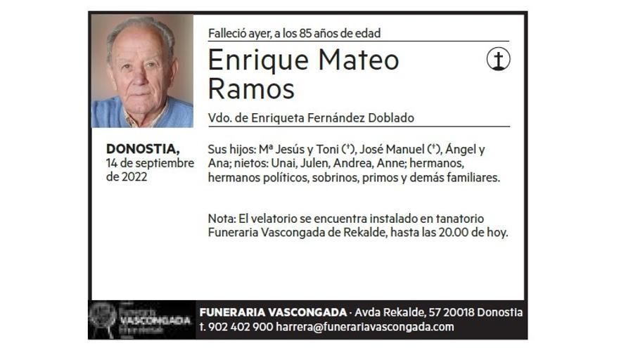 ENRIQUE MATEOS RAMOS