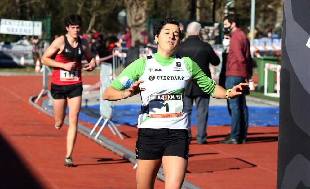 Atletas durante el 36 Campeonato Navarro de Cross Largo.