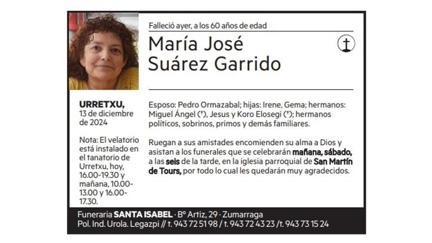 María José Suárez Garrido