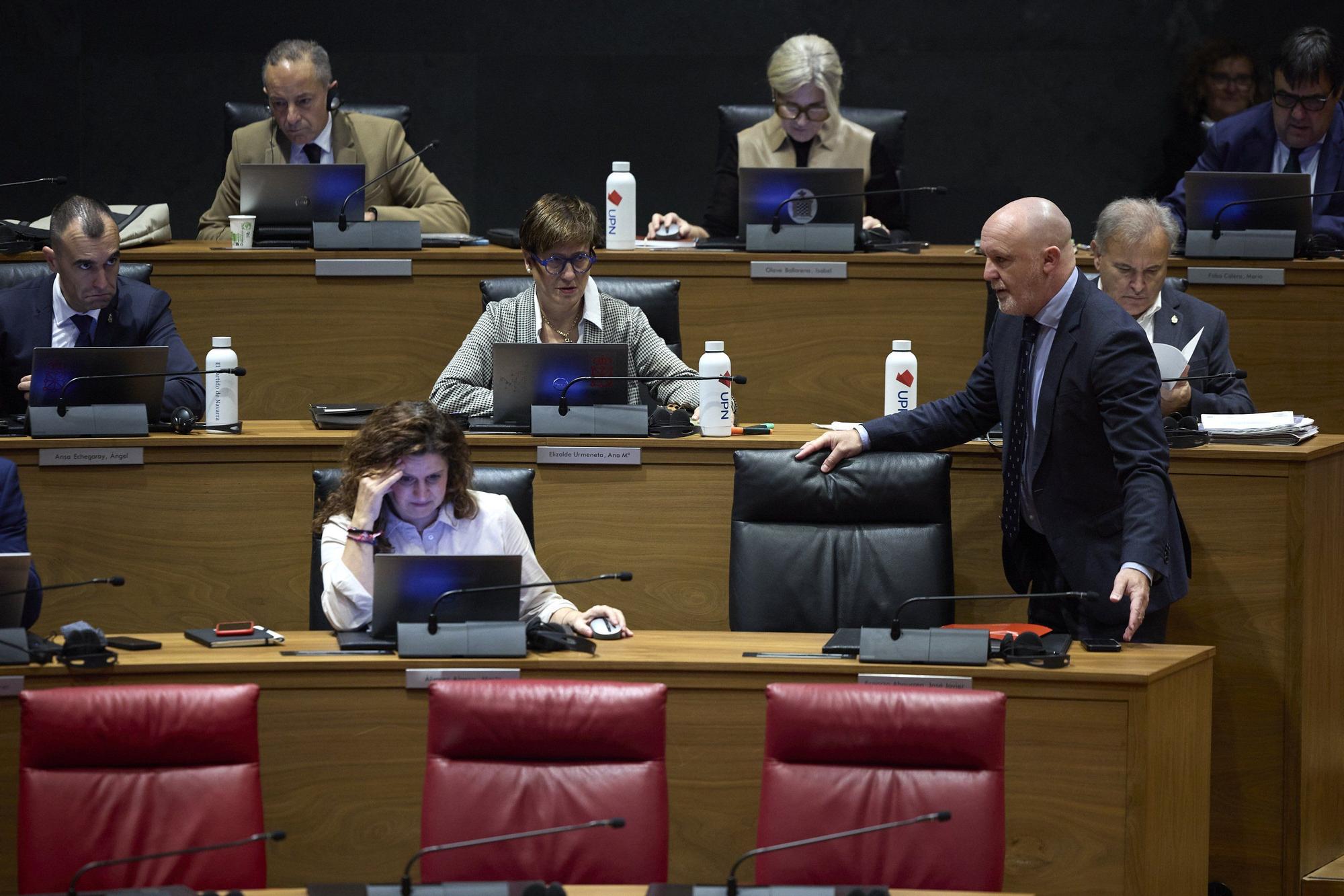 Fotos del pleno del Parlamento de Navarra del jueves 30 de octubre