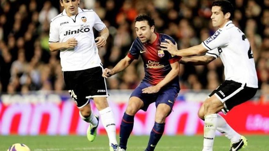 Xavi, con rotura en el bíceps femoral, baja 2 semanas