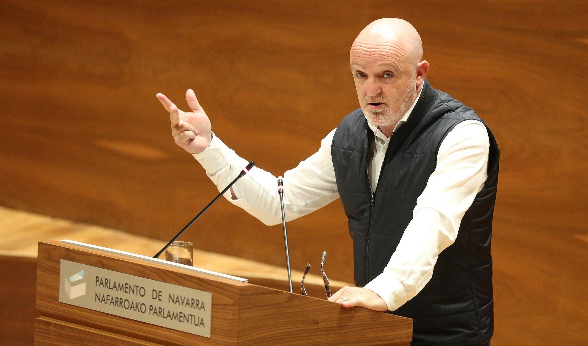 Fotos del pleno del Parlamento de Navarra del jueves 2 de octubre
