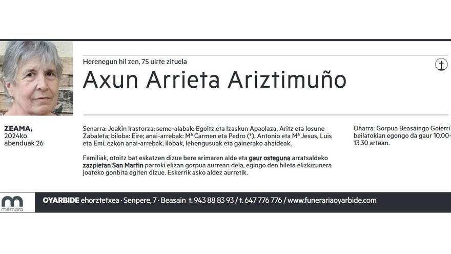 AXUN ARRIETA ARIZTIMUÑO