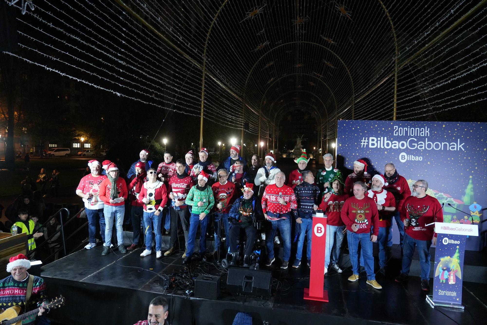 En imágenes: la Navidad ya luce en Bilbao