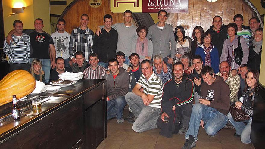 Eulate se despide con una cena en  la runa