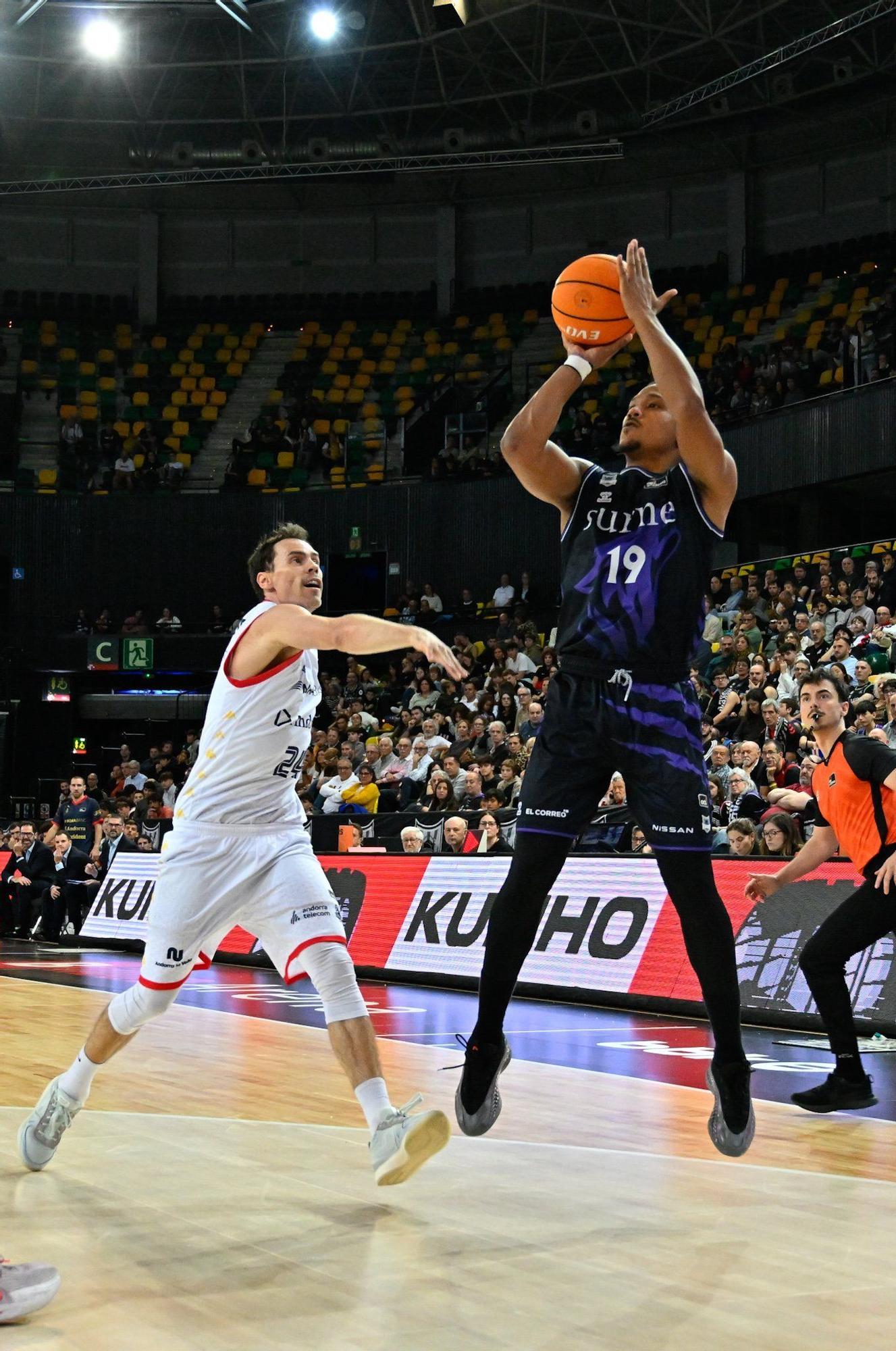 El Surne Bilbao Basket-Morabanc Andorra, en imágenes
