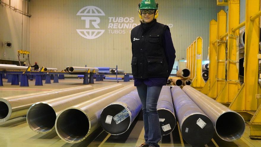 Paula Caballero: &quot;No tienes que ser un hombre para trabajar en una fábrica&quot;