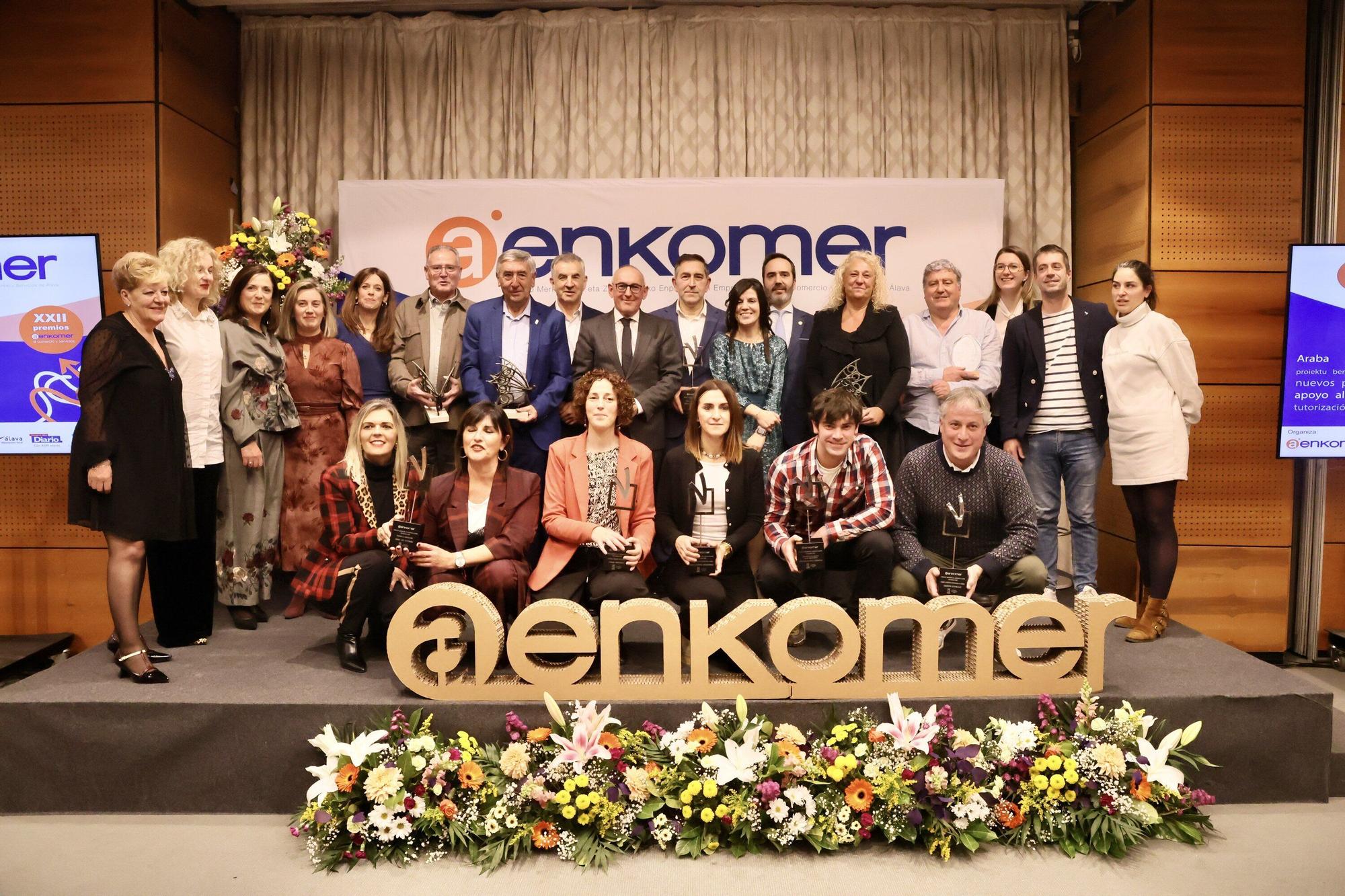 En imágenes: Premios Aenkomer al Comercio y Servicios de Álava