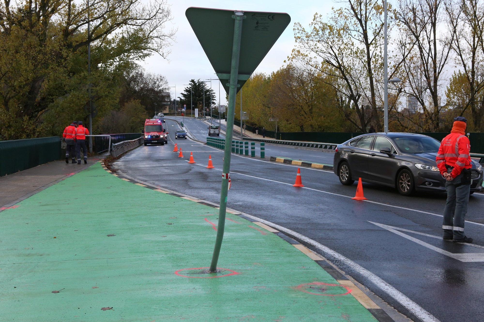 Accidente mortal en Burlada (domingo 30 de noviembre de 2025)