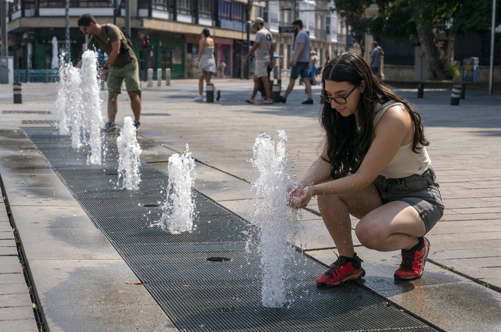 En imágenes: Vitoria sufre los estragos de la ola de calor
