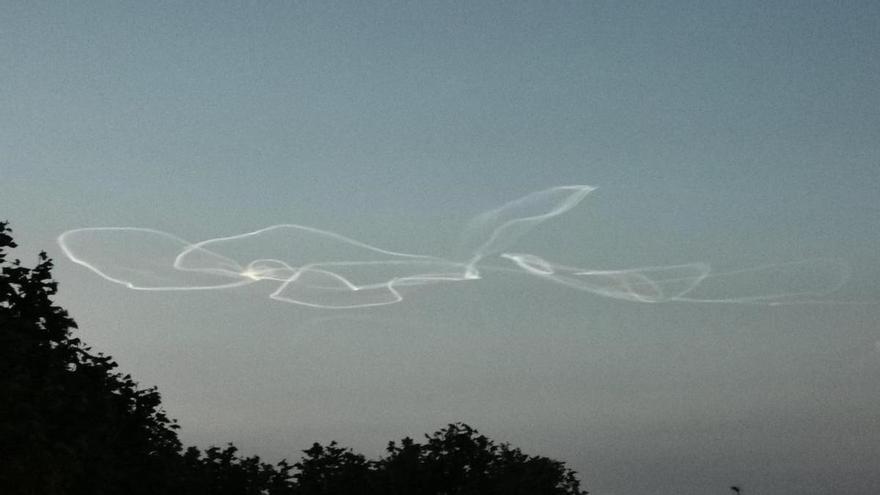 Resuelto el misterio de las líneas blancas en el cielo de Navarra