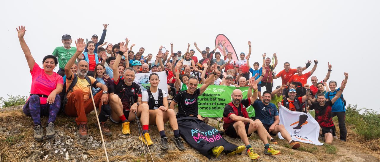 En imágenes. Reto solidario: Monte Urko, emotivo e inclusivo III Memorial Javi Alberdi