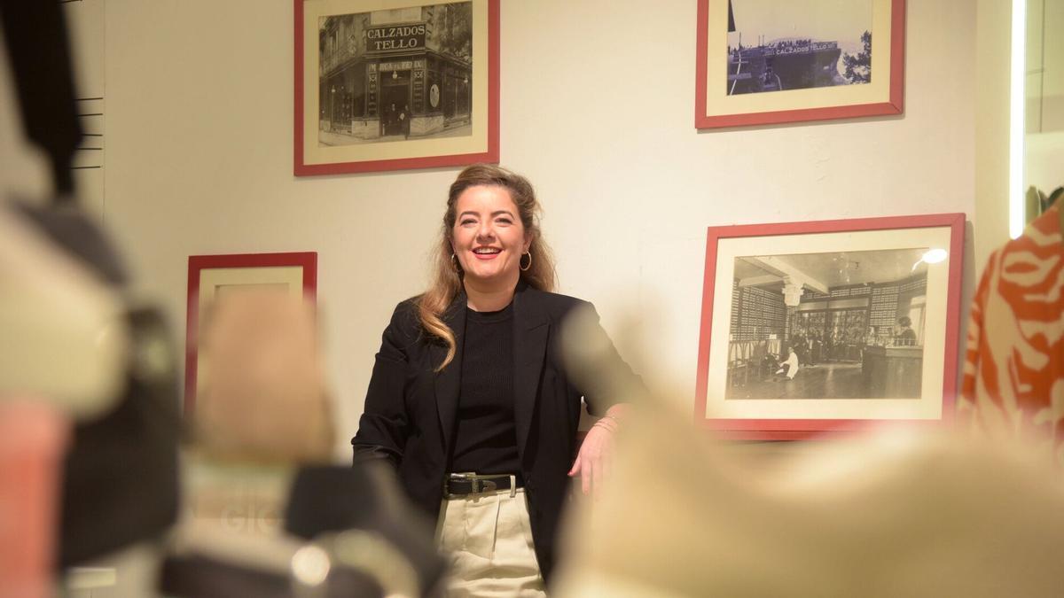 La presidenta de la Federación Mercantil de Gipuzkoa, Estibaliz Tello.