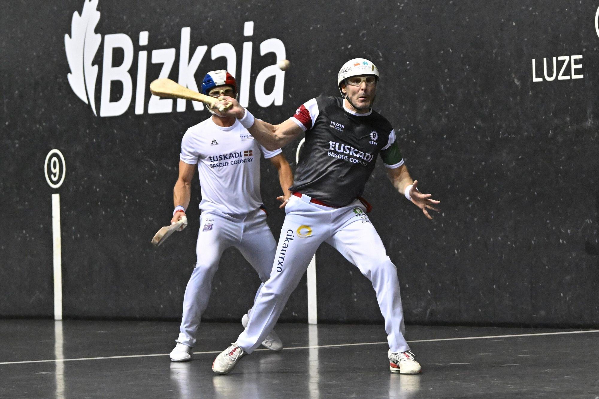 En imágenes: Final de pala corta de la Liga de Naciones de 36 metros entre Euskal Selekzioa y Francia