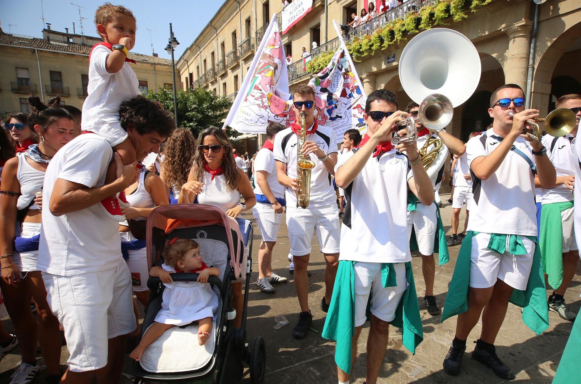 Fotos del chupinazo de Tafalla