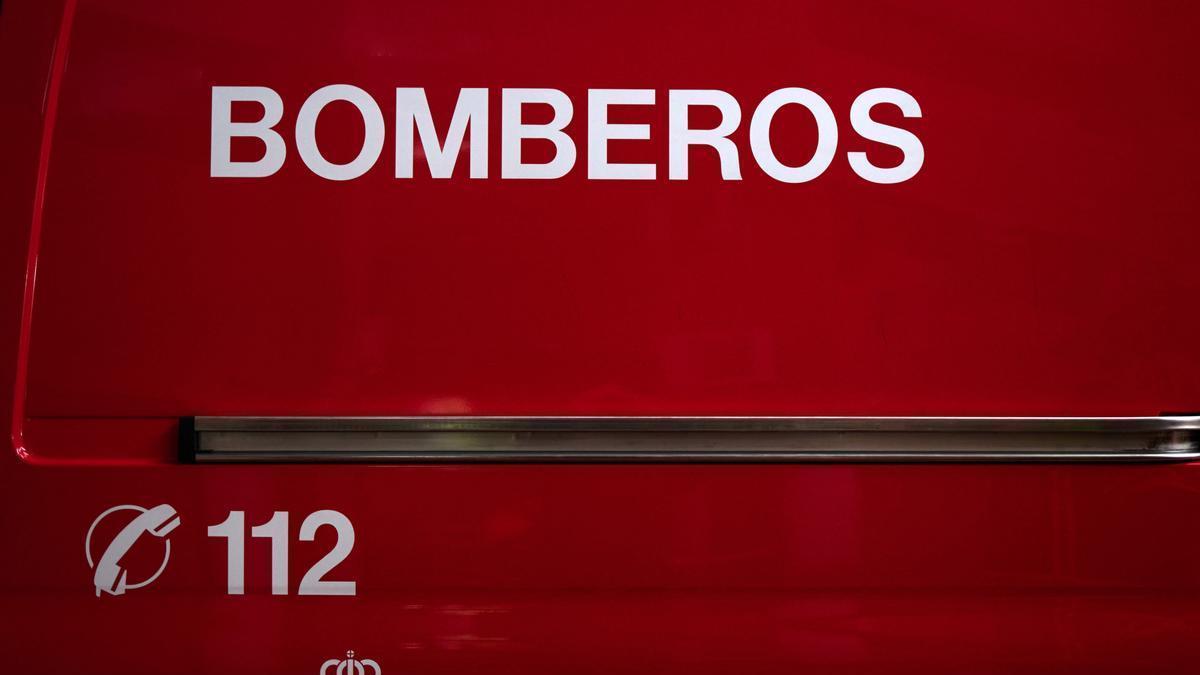 Imagen de detalle de un vehículo de bomberos