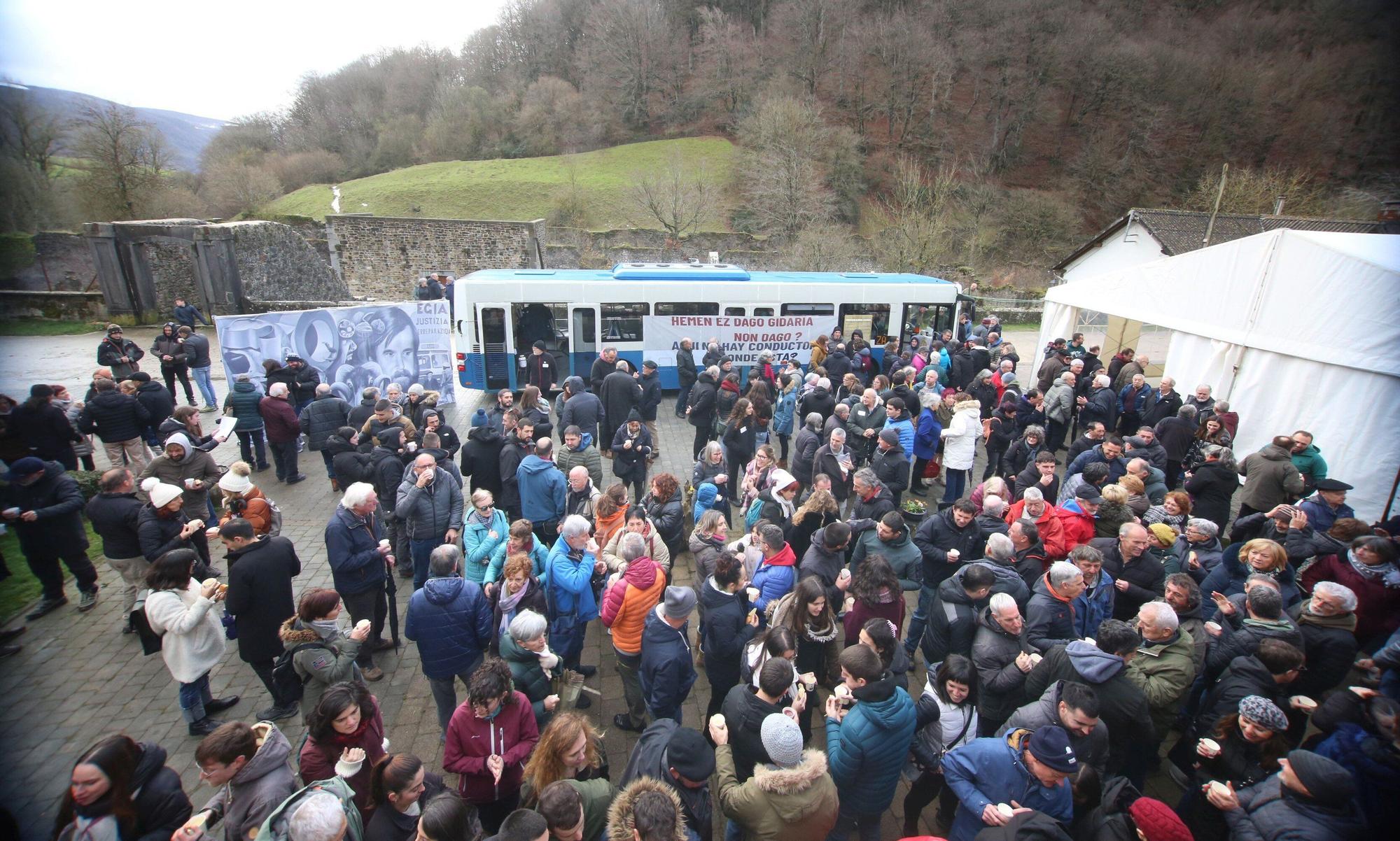 Fotos del homenaje a Mikel Zabalza en el 40 aniversario de su muerte tras ser detenido por la Guardia Civil