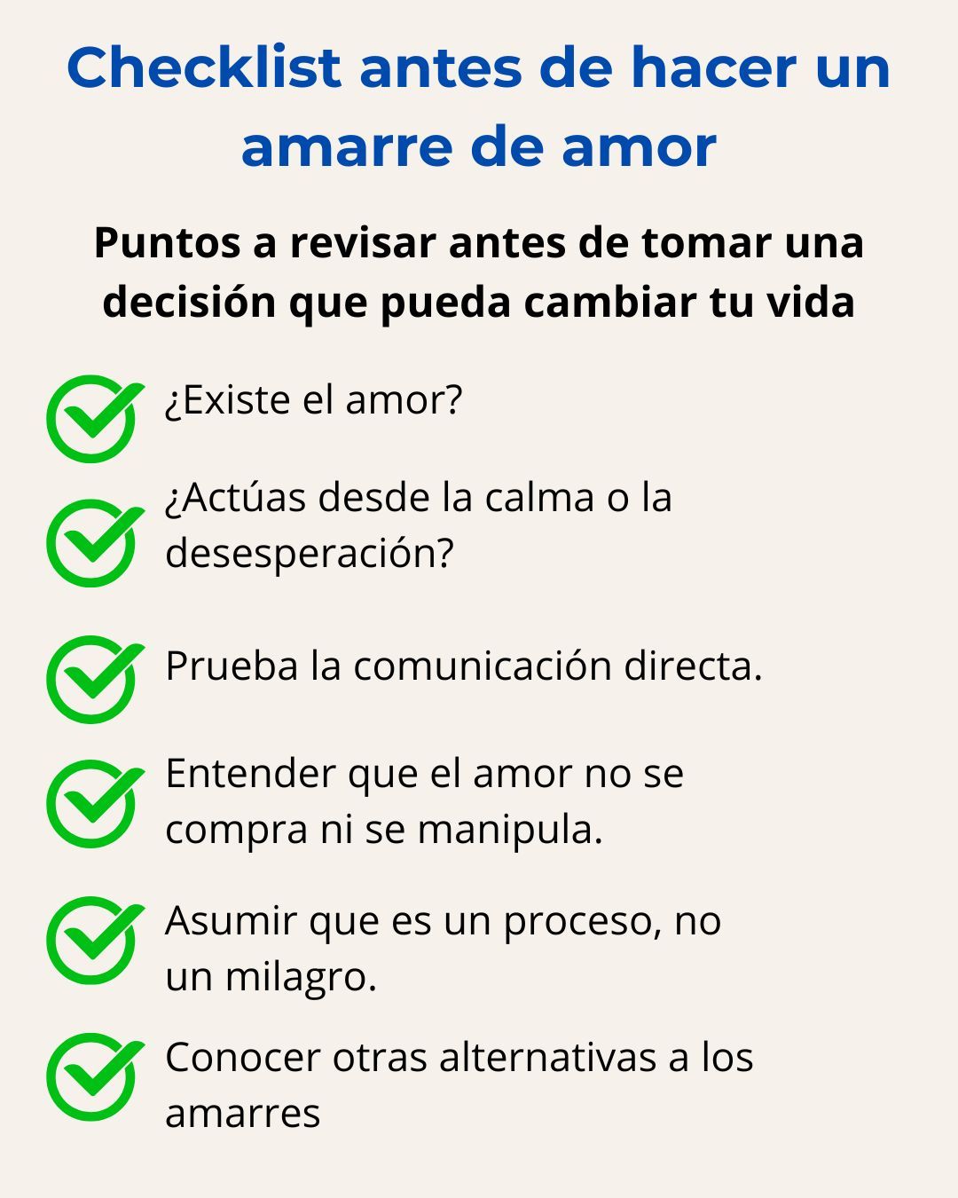 Antes de iniciar un amarre de amor conviene reflexionar sobre las motivaciones y el equilibrio interior.