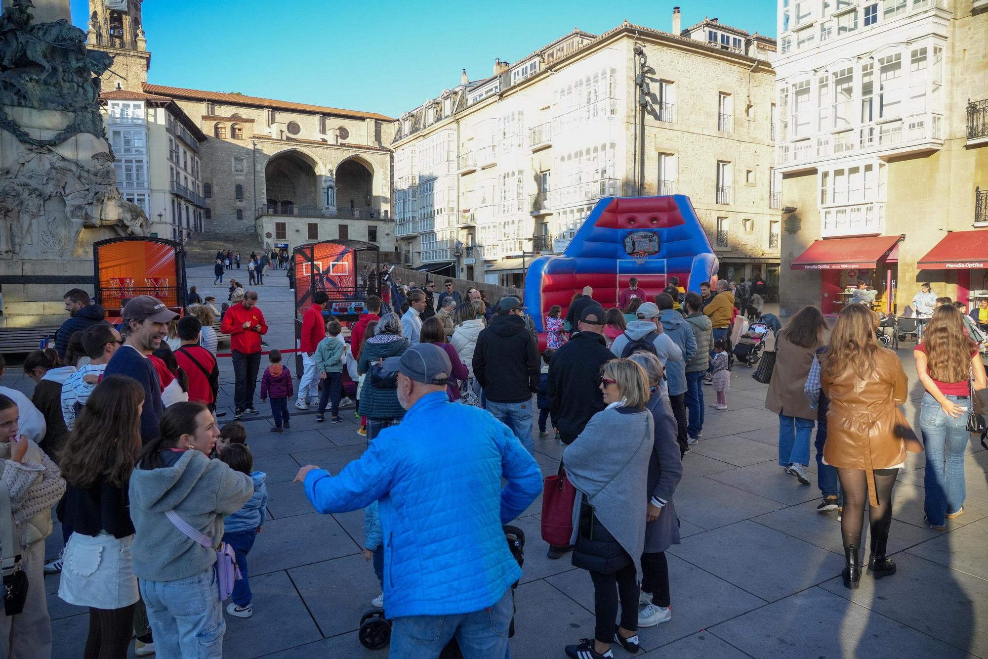 En imágenes: La gran fiesta del Baskonia se celebra en la Virgen Blanca