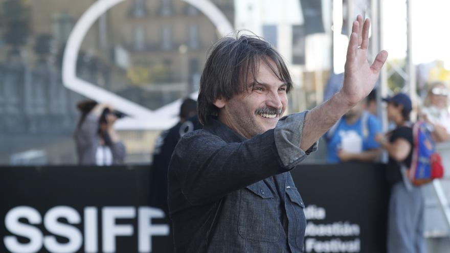 El actor Fernando Tejero, de rodaje en la Txantrea